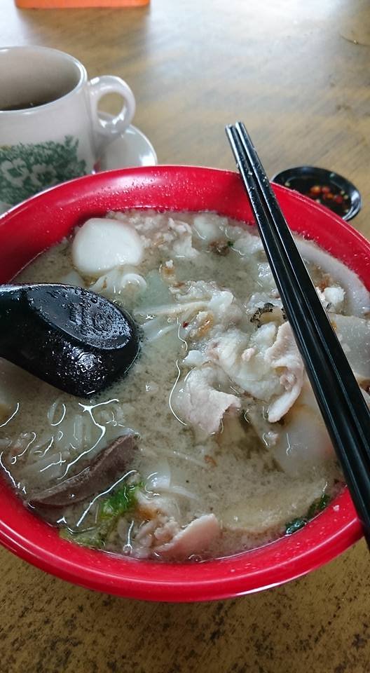 Fish Kway Teow Soup, Kukup local food