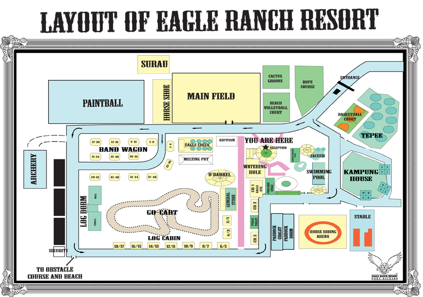 layout of eagle range resort
